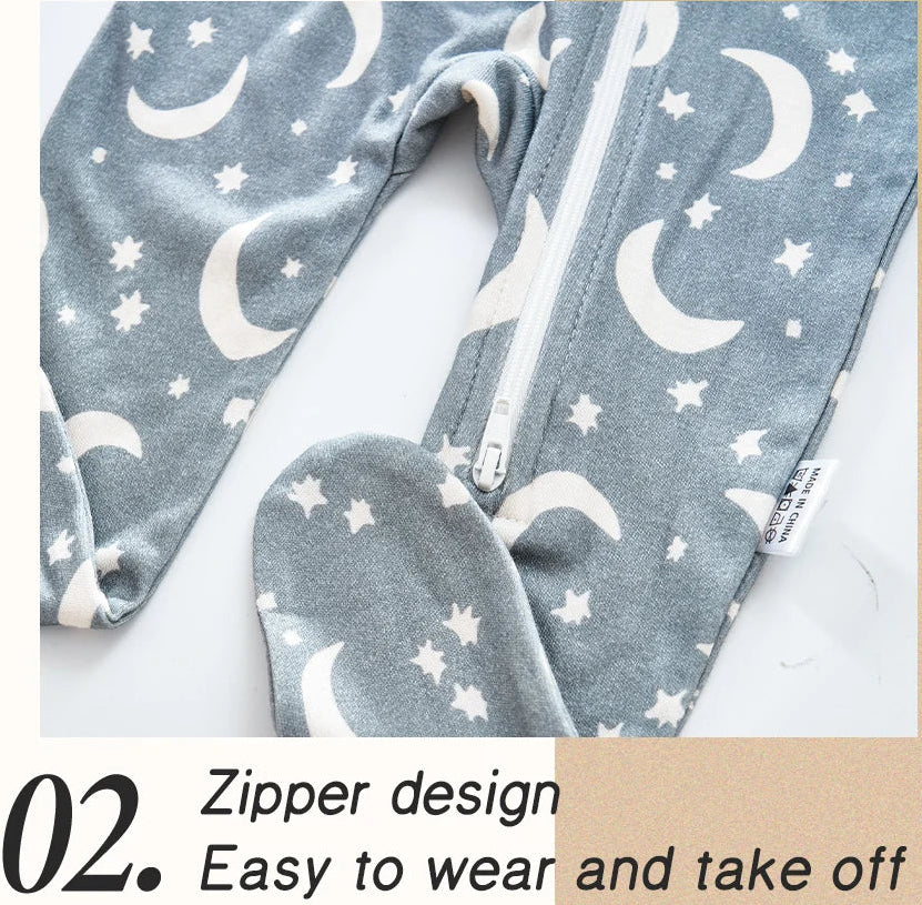 Soft and Breathable Long Sleeved Rompers