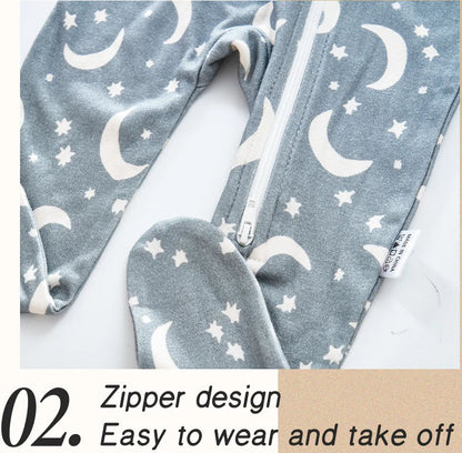 Soft and Breathable Long Sleeved Rompers