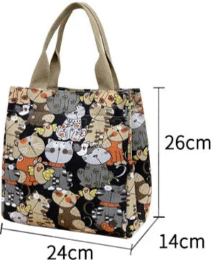 Fashionable Cats Pattern Hand Bags