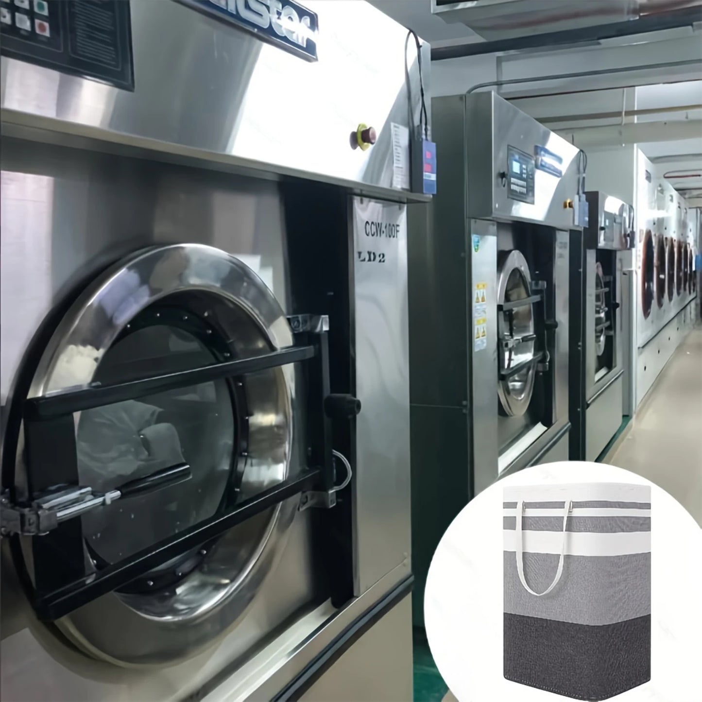 75L Large Capacity Laundry Baskets With Handles