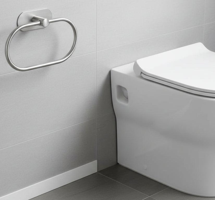 Self-Adhesive Stainless Steel Towel Holders