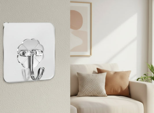 Plastic Transparent Robe Hooks