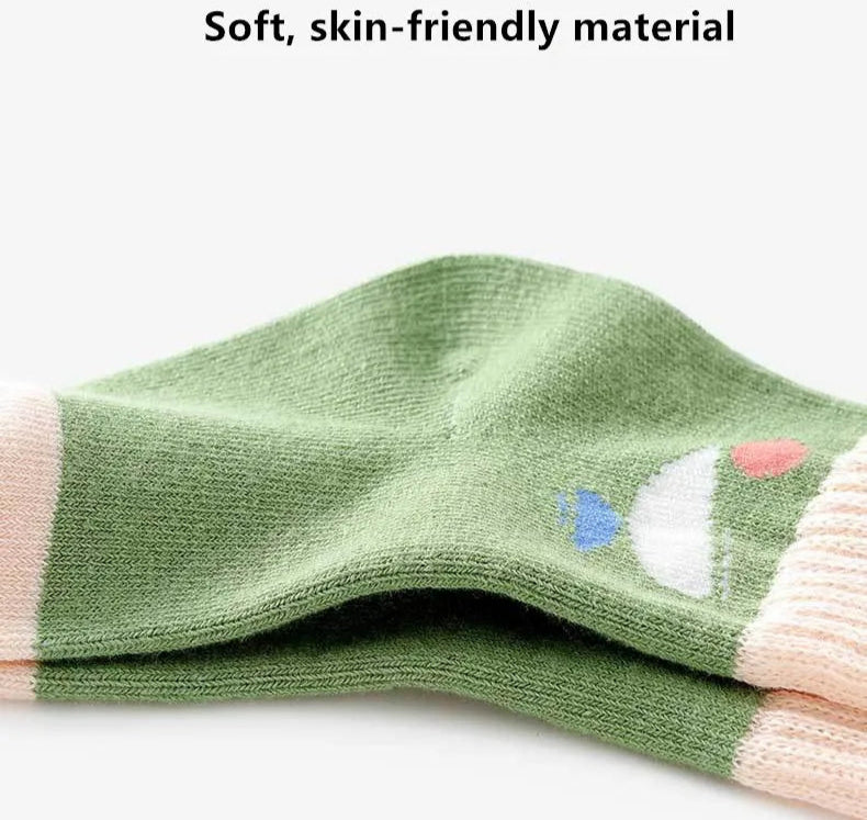 Lot de 5 paires de chaussettes mi-montantes douces et confortables