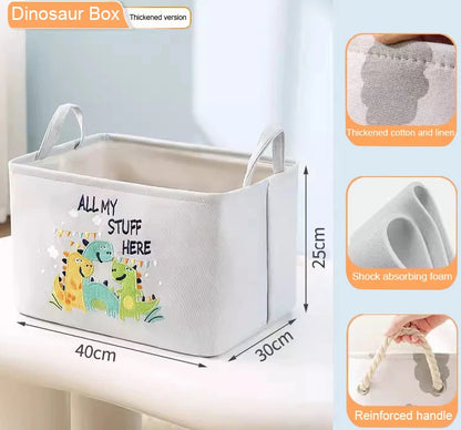 Folding Linen Storage Baskets With Handle