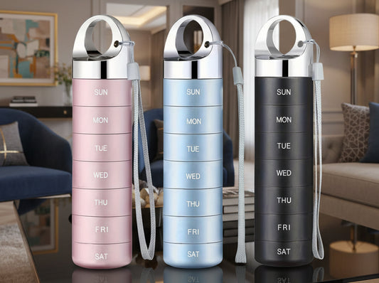 Metal Travel Portable Pill Organizers