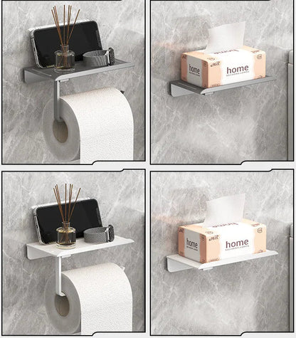 No Punching Toilet Paper Roll Holders