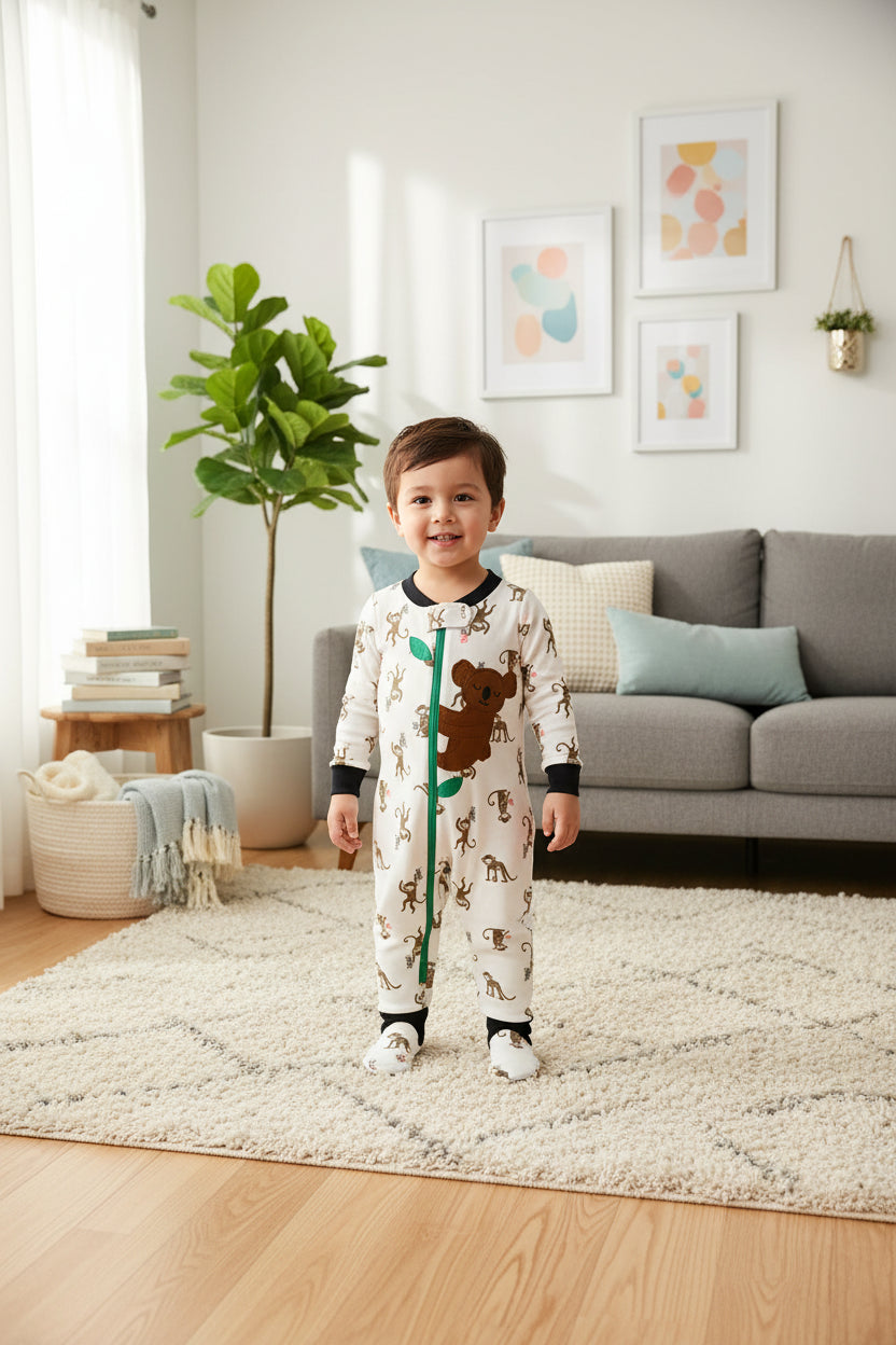 Cute Cotton Long Sleeve Rompers
