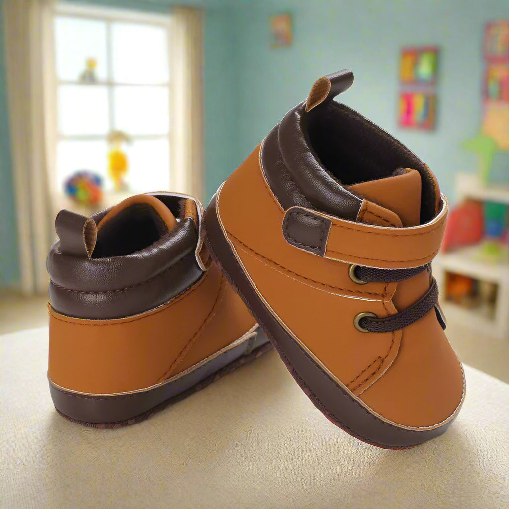 Babies First Walkers Brown Shoes