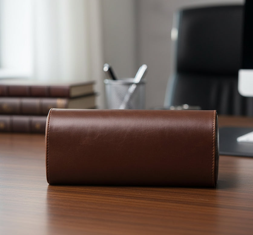 Black/Brown Watch Travel Cases
