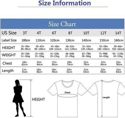Girl Summer Cute Cartoon Sweatshirts and Skirts