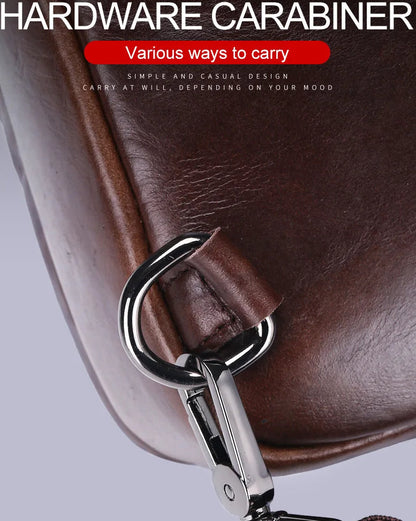 حقائب كروس بودي من الجلد الطبيعي