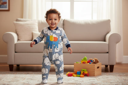 Cute Cotton Long Sleeve Rompers