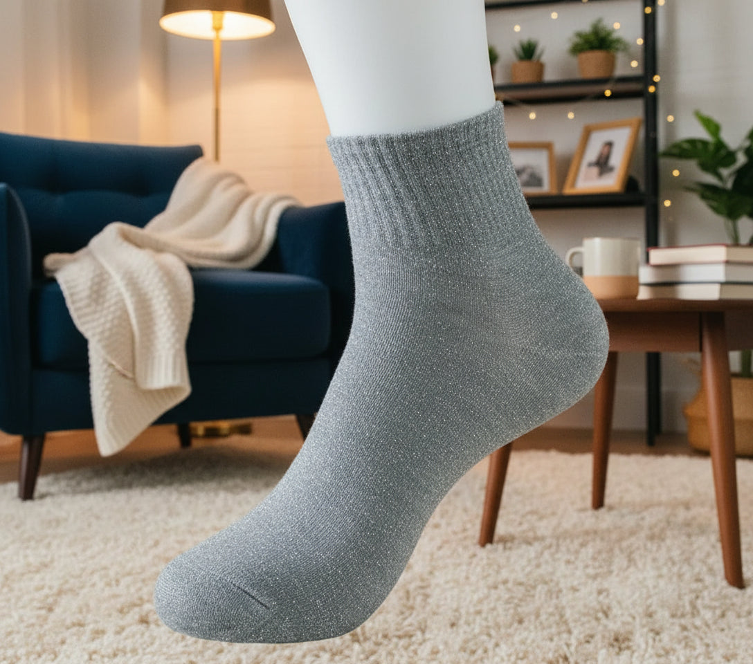 8Prs Short Length Cotton Socks