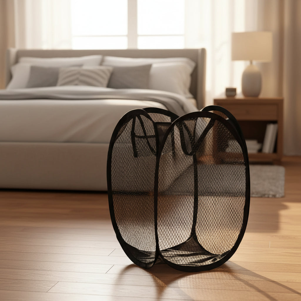 Collapsible Pop-up Mesh Laundry Baskets