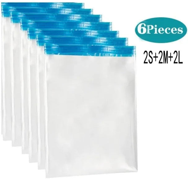 أكياس تخزين مضغوطة بتفريغ الهواء