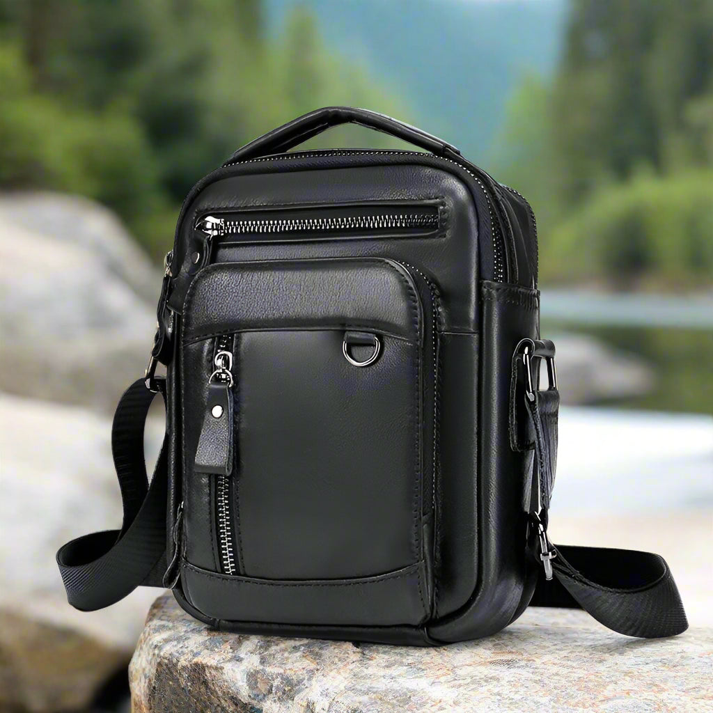 حقائب كروس بودي من الجلد الطبيعي