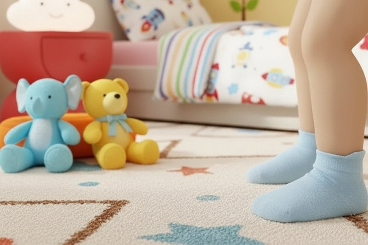 Lot de 6 paires de chaussettes courtes colorées pour bébés
