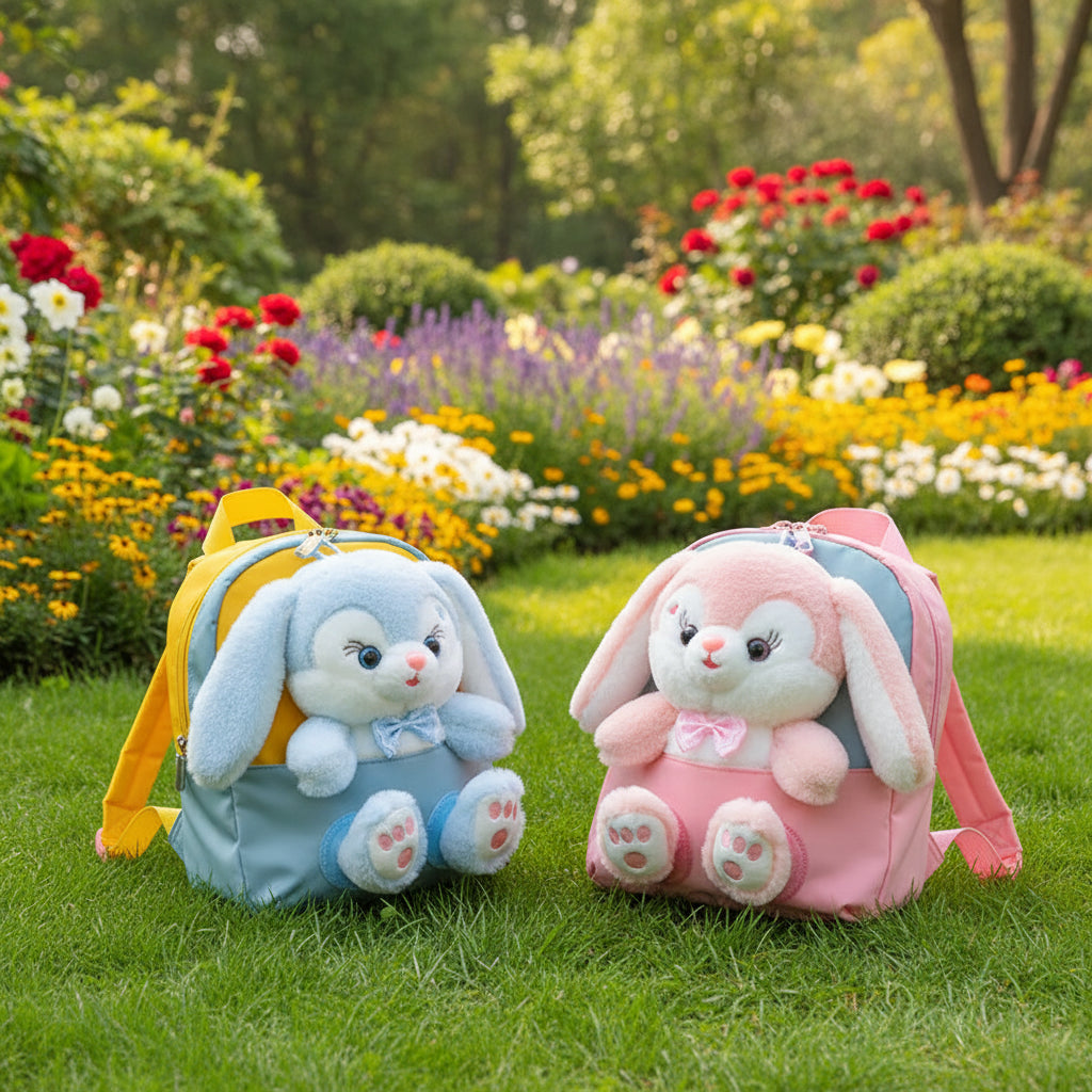 Plush 3D Rabbit Backpacks