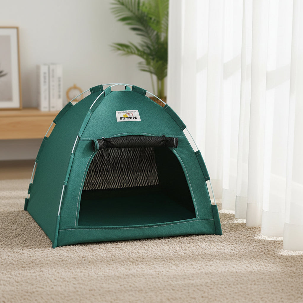 Foldable Breathable Houses for Pets With Cushion