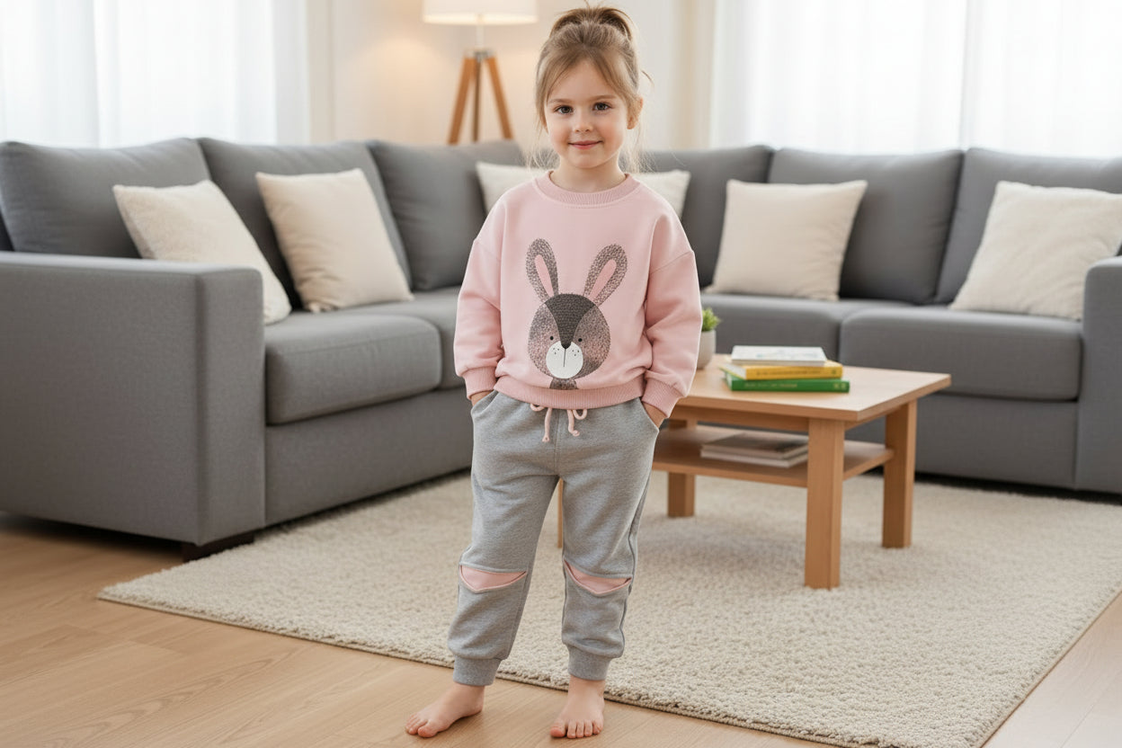 Autumn/Spring Kids Girl Sweatshirts and Pants
