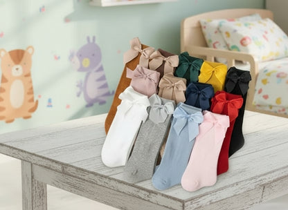 Toddler High Socks With Tie