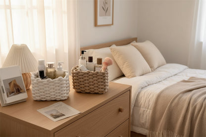 Handmade Cotton Organizer Baskets