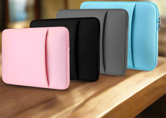 Sacoche pour ordinateur portable avec poignée souple et poche avant