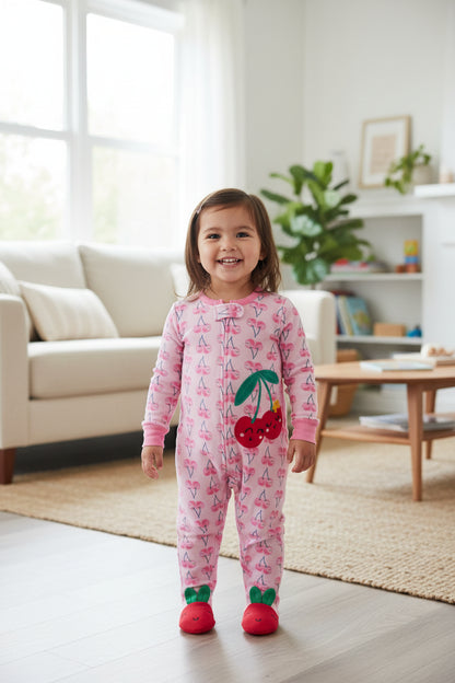 Cute Cotton Long Sleeve Rompers