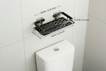 Wall Mounted No Drill Bathroom Shelves