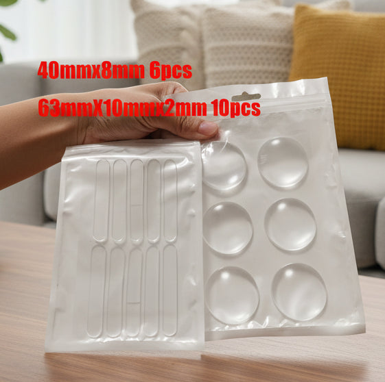 Self-Adhesive Clear Rubber Anti Slip Bumpers