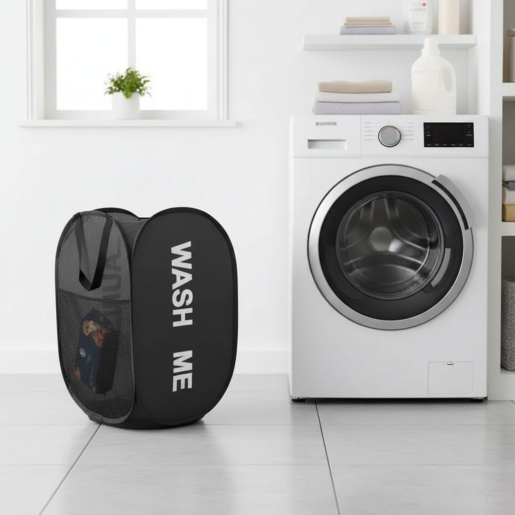 Portable Mesh Pop Up Laundry Baskets