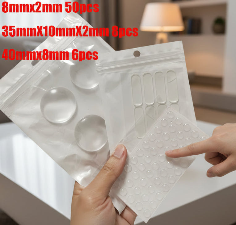 Self-Adhesive Clear Rubber Anti Slip Bumpers