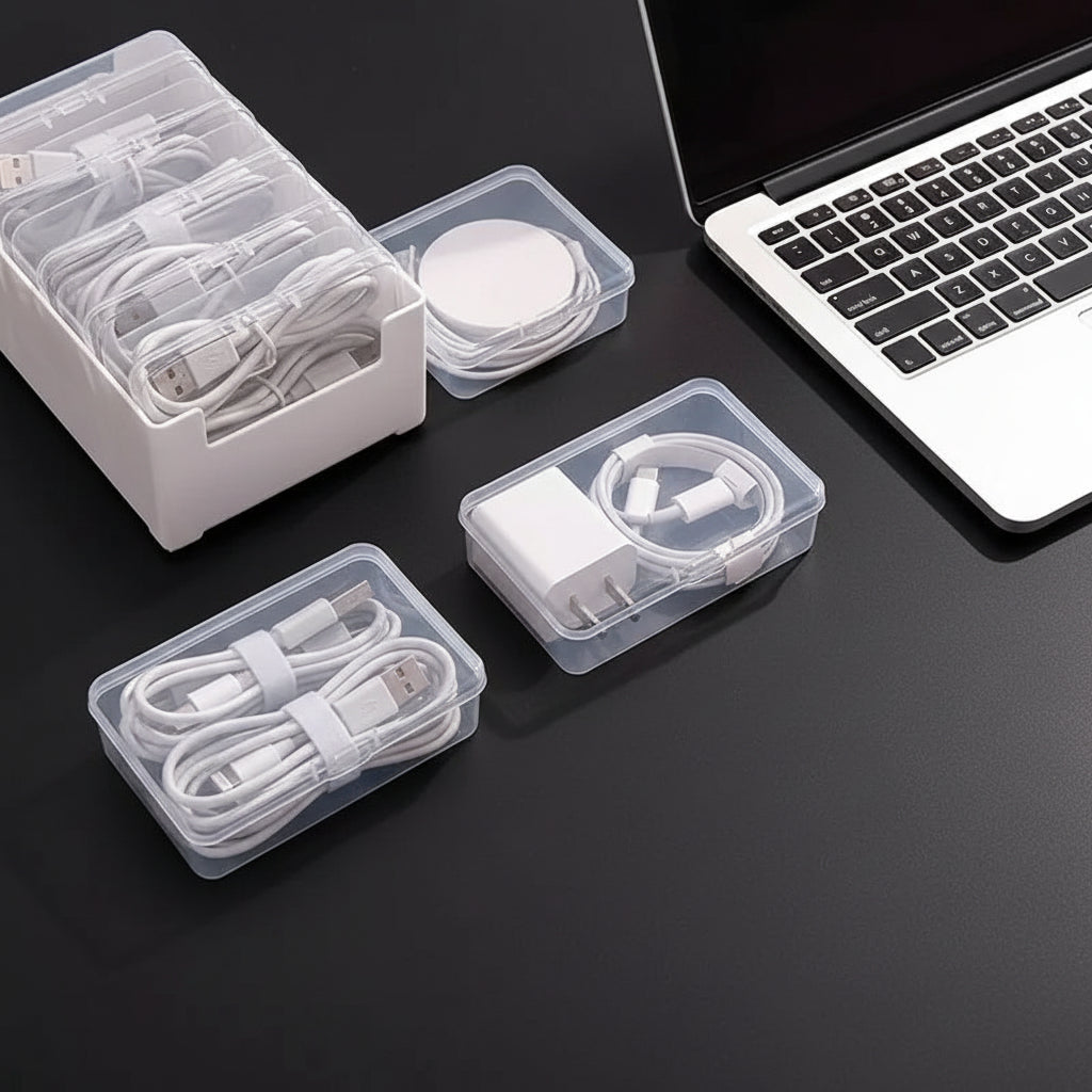 7 In 1 Cable Organizer Boxes