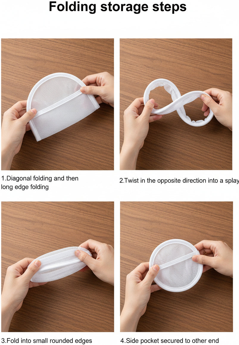 Collapsible Pop-up Mesh Laundry Baskets