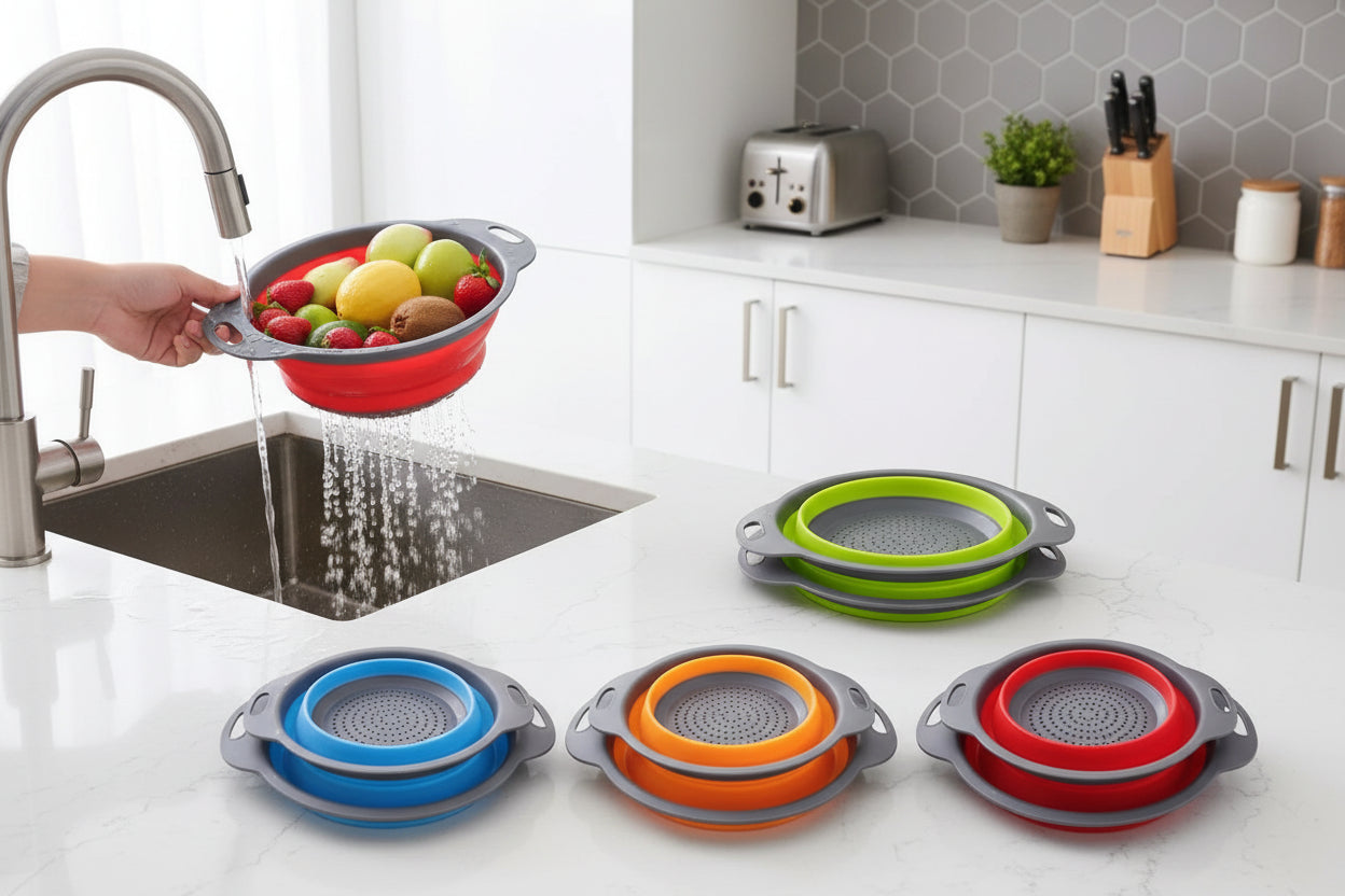 Silicone Foldable Fruits/Vegetables Baskets