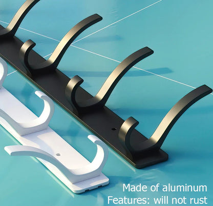 Black/White Folding Robe Hooks