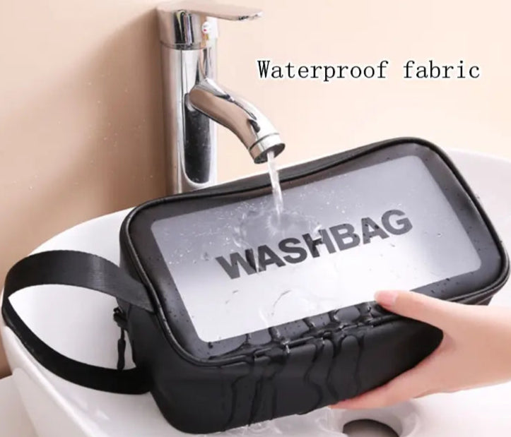 Portable Transparent Waterproof Cosmetic and Toiletry Bags