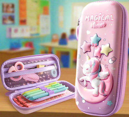 3D Unicorn Pencil Cases