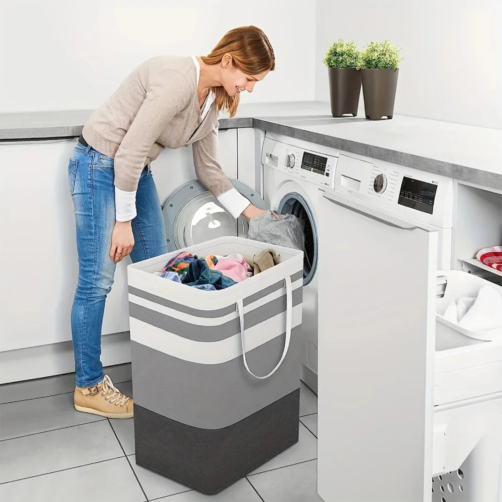 75L Large Capacity Laundry Baskets With Handles