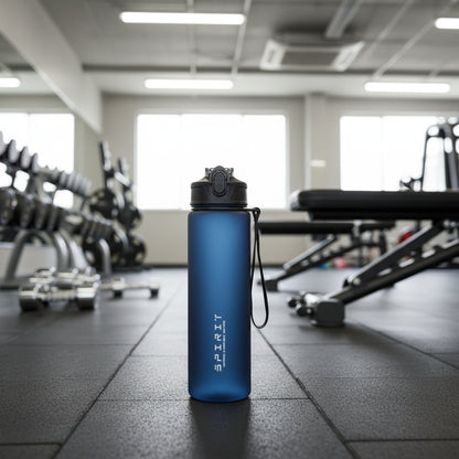 Plastic Water Bottles with Straws