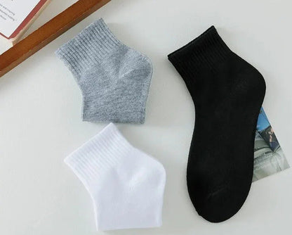 8Prs Short Length Cotton Socks