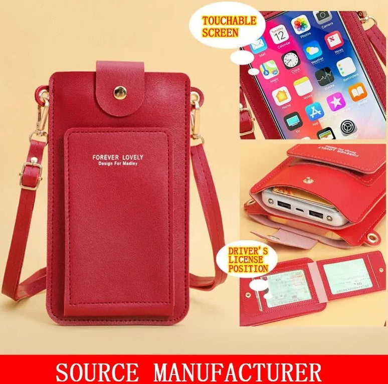 حقائب هواتف محمولة بشاشة لمس ناعمة