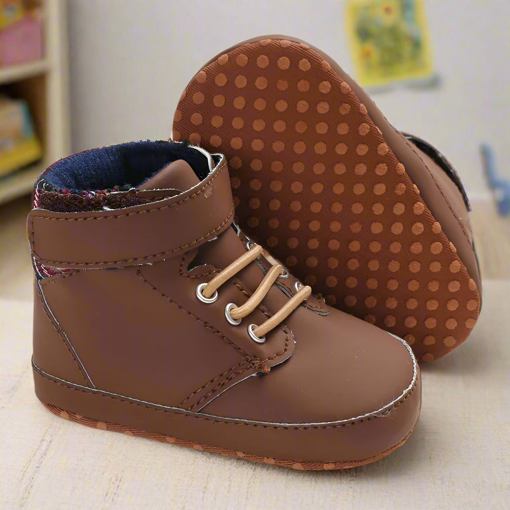 Babies First Walkers Brown Shoes