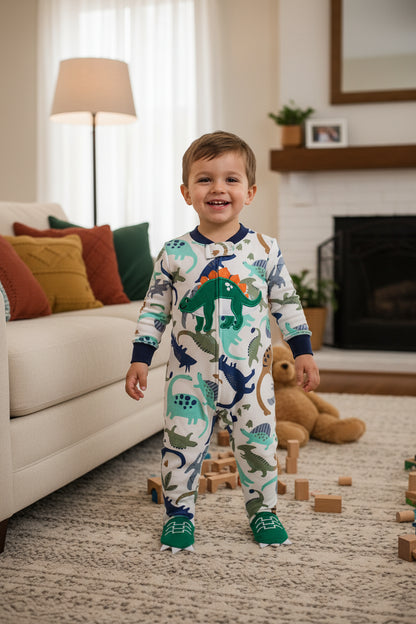 Cute Cotton Long Sleeve Rompers