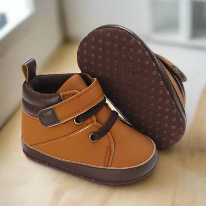 Babies First Walkers Brown Shoes