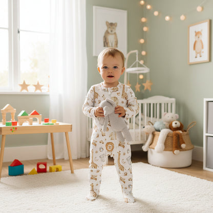 Soft and Breathable Long Sleeved Rompers