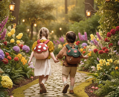 Kids Backpack Mushroom / Apple