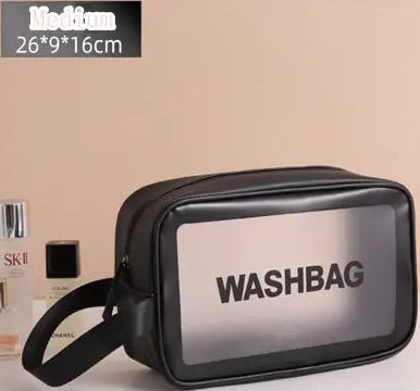 Portable Transparent Waterproof Cosmetic and Toiletry Bags