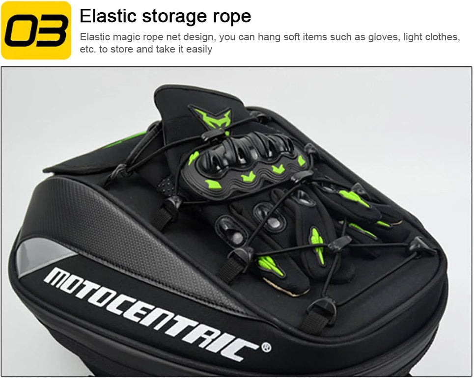 Waterproof Durable Seat Back Bags For Motorcycle