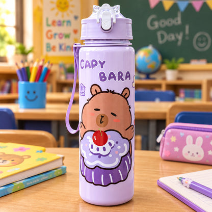 Capy Bara Cartoon Water Bottles